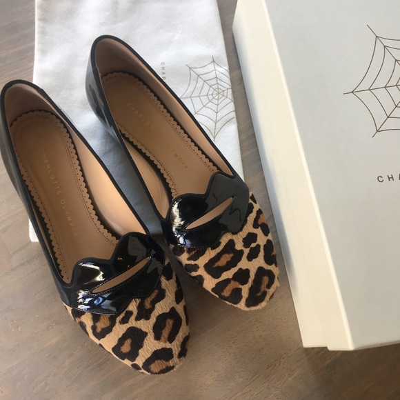 Charlotte Olympia Shoes - Charlotte Olympia Leopard Flats